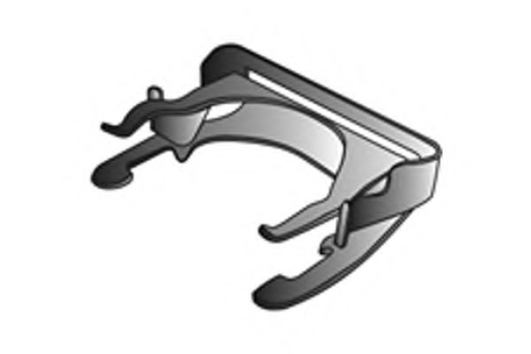 Кронштейн, труба выхлопного газа TEMOT 318020