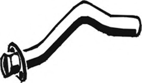 Труба выхлопного газа ASMET 05018