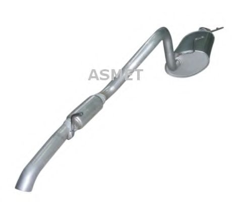 Глушитель выхлопных газов конечный ASMET 25.006