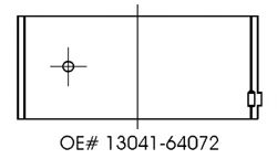 Шатунный подшипник KOLBENSCHMIDT CB-1453A STD