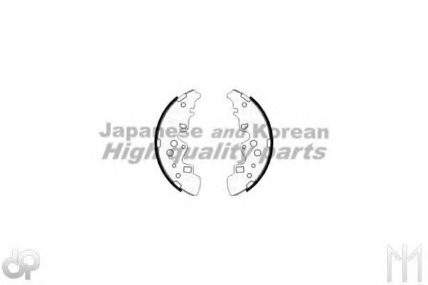 Комплект тормозных колодок ASHUKI M068-20