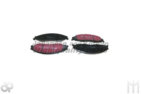 Комплект тормозных колодок, дисковый тормоз ASHUKI US104241