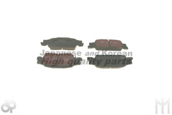 Комплект тормозных колодок, дисковый тормоз ASHUKI US104250