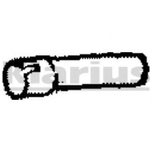 Труба выхлопного газа KLARIUS 110346