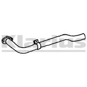 Труба выхлопного газа KLARIUS 120074