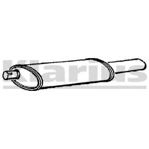 Глушитель выхлопных газов конечный KLARIUS 210099