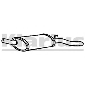 Глушитель выхлопных газов конечный KLARIUS 210306