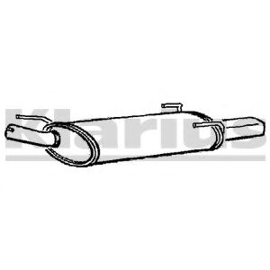 Глушитель выхлопных газов конечный KLARIUS 210548