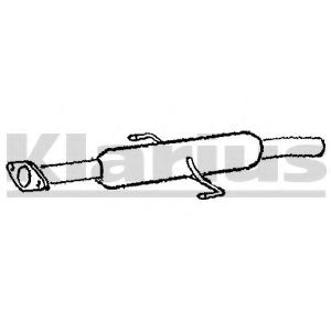 Средний глушитель выхлопных газов KLARIUS 210672