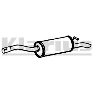 Глушитель выхлопных газов конечный KLARIUS 220083