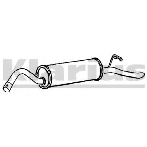 Глушитель выхлопных газов конечный KLARIUS 220089