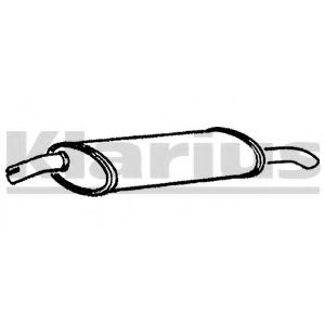 Глушитель выхлопных газов конечный KLARIUS 220113