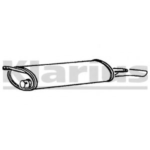 Глушитель выхлопных газов конечный KLARIUS 220178