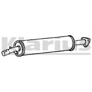 Средний глушитель выхлопных газов KLARIUS 220194