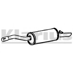 Глушитель выхлопных газов конечный KLARIUS 220316