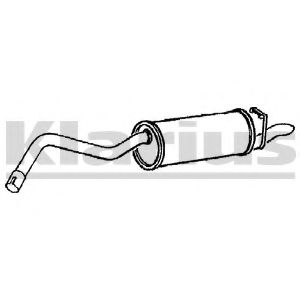 Глушитель выхлопных газов конечный KLARIUS 230131