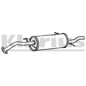 Глушитель выхлопных газов конечный KLARIUS 230205