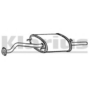 Глушитель выхлопных газов конечный KLARIUS 230248