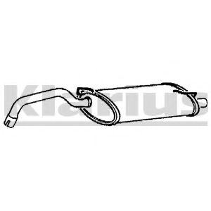 Глушитель выхлопных газов конечный KLARIUS 230368