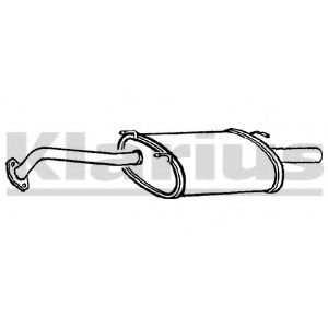 Глушитель выхлопных газов конечный KLARIUS 230472