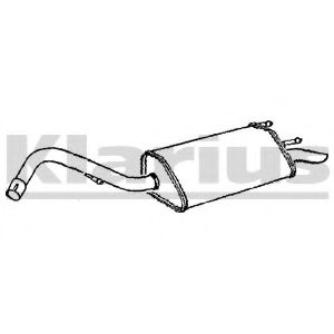Глушитель выхлопных газов конечный KLARIUS 230582