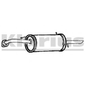 Глушитель выхлопных газов конечный KLARIUS 230697