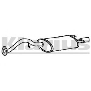 Глушитель выхлопных газов конечный KLARIUS 230720