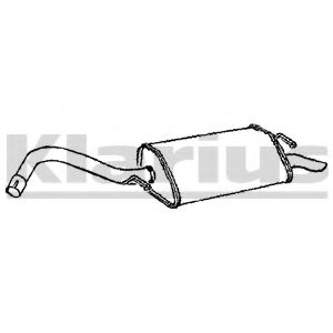 Глушитель выхлопных газов конечный KLARIUS 230748