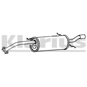 Глушитель выхлопных газов конечный KLARIUS 240167
