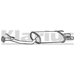 Глушитель выхлопных газов конечный KLARIUS 240449