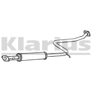 Средний глушитель выхлопных газов KLARIUS 250078
