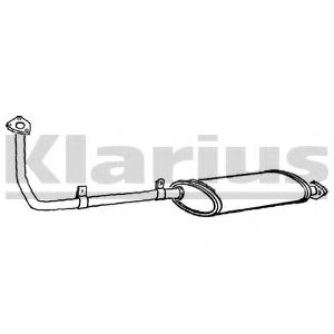 Предглушитель выхлопных газов KLARIUS 250285