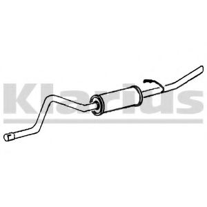 Глушитель выхлопных газов конечный KLARIUS 260032