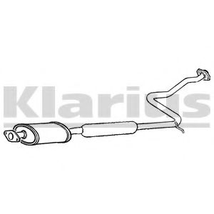 Средний глушитель выхлопных газов KLARIUS 260116