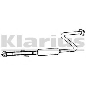 Средний глушитель выхлопных газов KLARIUS 260626