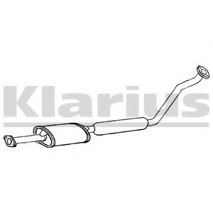Средний глушитель выхлопных газов KLARIUS 270416