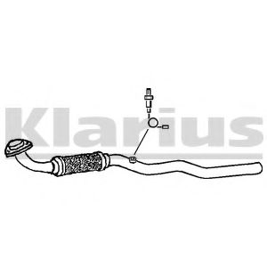 Труба выхлопного газа KLARIUS 150343