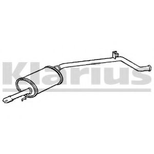 Глушитель выхлопных газов конечный KLARIUS 240706