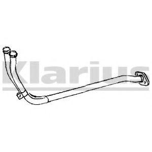 Труба выхлопного газа KLARIUS 301531