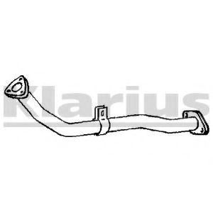 Труба выхлопного газа KLARIUS 301541