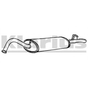 Глушитель выхлопных газов конечный KLARIUS AU97M