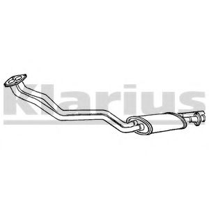 Предглушитель выхлопных газов WALKER 16901