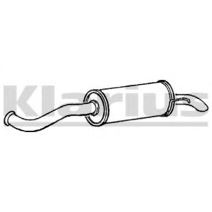 Глушитель выхлопных газов конечный WALKER 17118