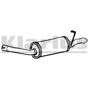 Глушитель выхлопных газов конечный KLARIUS FD811L