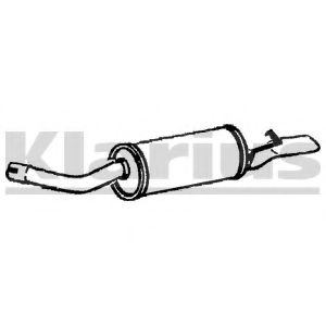 Глушитель выхлопных газов конечный WALKER 17738