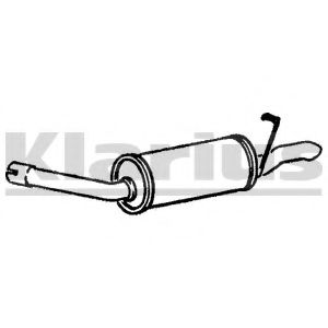 Глушитель выхлопных газов конечный WALKER 70243