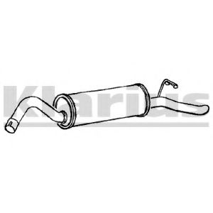Глушитель выхлопных газов конечный KLARIUS FE372L