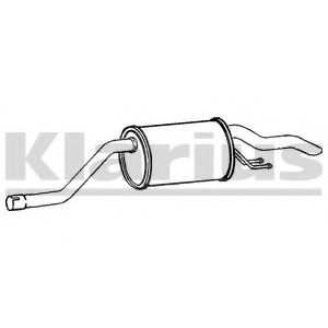 Глушитель выхлопных газов конечный KLARIUS FT801J