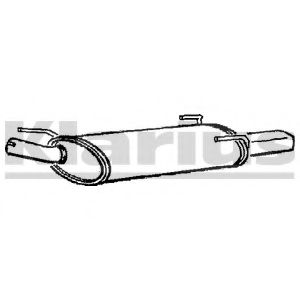 Глушитель выхлопных газов конечный KLARIUS GM252G