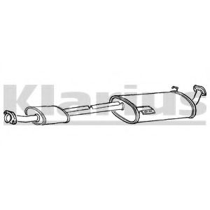 Средний глушитель выхлопных газов KLARIUS GM273B